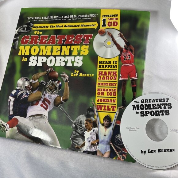 Other - The Greatest Moments in Sports by Berman, Len Audio Book Actual Broadcast